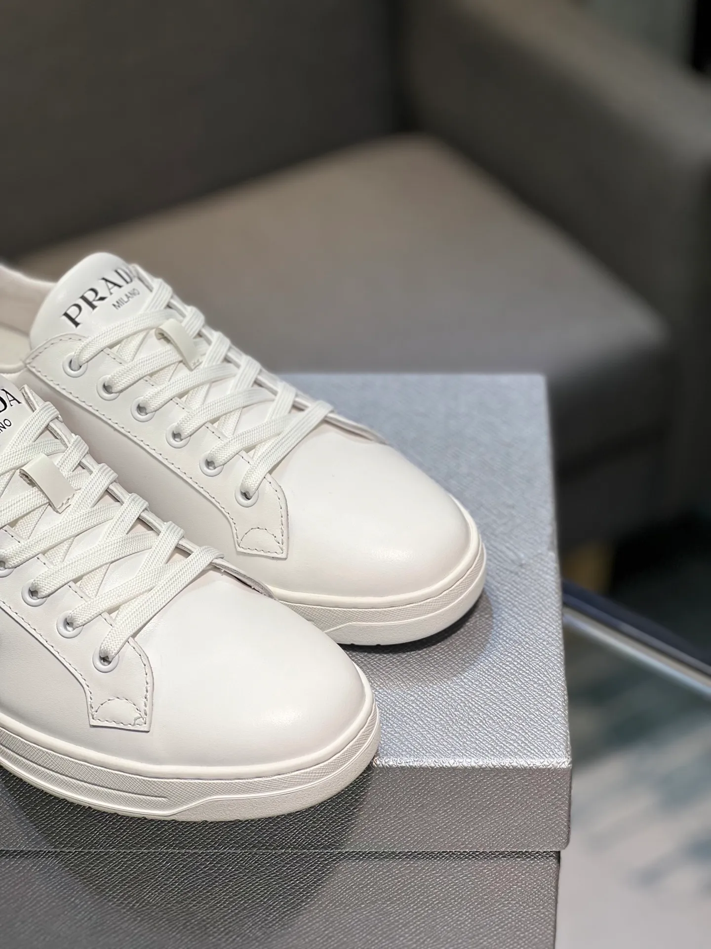 Men's shoes 💰540 [PRADA] Men's shoes are popular in the counter, official website synchronization, 1 high-quality shipment ✔️ Original frosted cowhide + cowhide lining, 1🆚1 replica, original sole, 38-45 (45 customized, non-refundable)